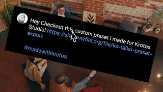 Krotos Studio: Share and collaborate with Preset Export #sounddesign