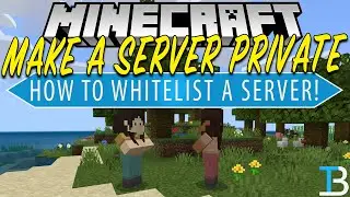 How To Whitelist a Minecraft Server (How To Make a Minecraft Server Private!)