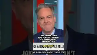 Jake Tapper CAN’T HOLD IT TOGETHER as he read Fox settlement statement