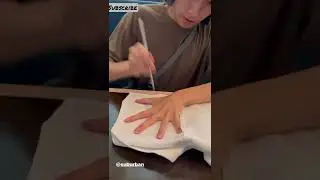 Sub Urban Playing The Knife Game With A Metal Straw