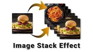 Image Stack Effect. Image Hover Effect Using CSS | 