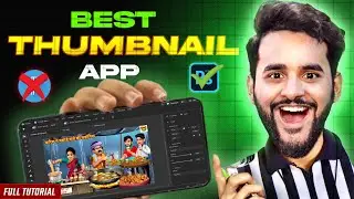 How to make Eye-catching Glowing Thumbnails!| Best Thumbnail App 2024 | Full tutorial