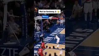 When Tim Hardaway Jr. stopped to call him safe 😂 #shorts