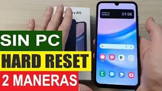 Сomo resetear un samsung A15 sin pc | Hard reset samsung A15 bloqueado sin pc | formatear A15 sin pc