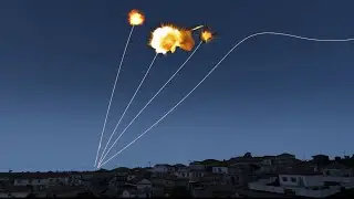 [ARMA 3] Iron Dome in Action - Israel's best air defense system