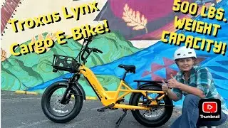 THE BEST CARGO E-BIKE WITH DUAL SENSORS! TROXUS LYNX!