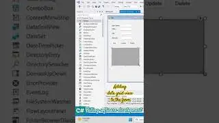 C# Billing software development _Adding Data Grid View 🪟