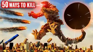 50 Ways to Kill MECHAGODZILLA 😱 Teardown