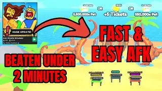 *TUTORIAL* How to AFK FARM the IMPOSSIBLE KRAKEN BOSS in Arm Wrestle Simulator