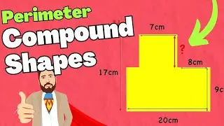 Perimeter Of Compound Shapes with MISSING MEASUREMENTS | Red Chili Challenge