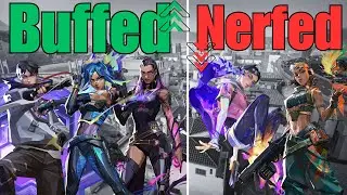 RAZE NERF, REYNA BUFF, CLOVE NERF, NEON BUFF, ISO BUFF (Patch Notes 8.11) | Valorant Updates