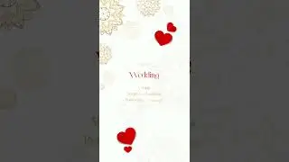 Red Classic Wedding Invitation 2023 - Download After Effects Template/Project