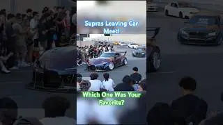 Supra Leaving Car Show Roll Out #Supra #wekfestsj #wekfest #rollout #carshow