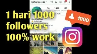 Cara Menambah Followers Instagram