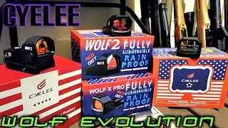 Cyelee Wolf Evolution of Pistol Red Dots - Wolf0 Wolf Pro Wolf2 Wolf X Pro