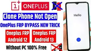 OnePlus Google Account Unlock/OnePlus Nord 20 se Frp bypass without PC