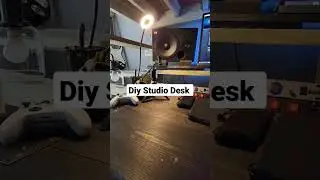 Diy Studio Desk Update #beatmaker #studiosetup #recordingstudio #producer #diy #shorts