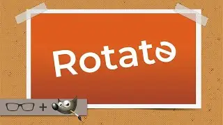 How To Rotate Text & An Individual Letter In That Text, With GIMP!