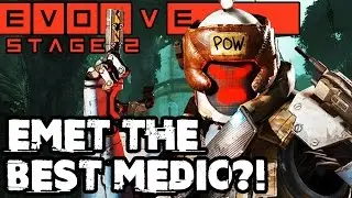 IS EMET THE BEST MEDIC?! STAGE TWO GAMEPLAY!! Evolve Gameplay Walkthrough - Hunt (PC 1080p 60fps)