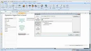 Dynamic Hyperlinks in Excel