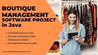 Boutique Management Software  in Java with MySql, JDBC & Swing | Boutique Management System