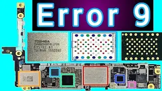 iphone 6s plus error 9 | iphone NAND program | iphone emmc