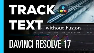 Motion Tracking without Fusion | Davinci Resolve Tutorial