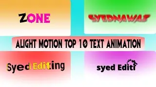 Top 10 alight motion text animation presets | XML text | text alight motion preset download free