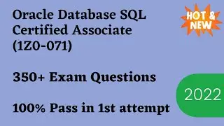 Oracle Database SQL Certified Associate (1Z0-071) Exam Dumps & Questions 2024