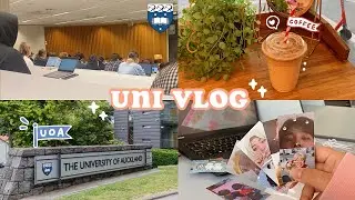 uni vlog 🍵 coffee, studying, classes and new journal prints!