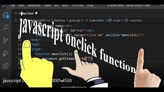 javascript onclick function | javascript tutorial | javascript events