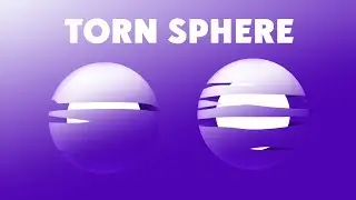 Torn Sphere After Effects tutorial