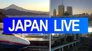 LIVE cameras around Japan! Let's armchair travel! | smooth jazz music