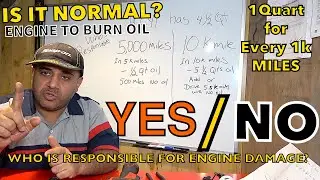 Engine burning oil is normal? YES or NO    Here's what TOYOTA SAYS