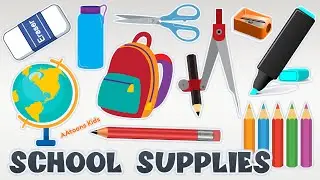 List of School Supplies with Picture | English Vocabulary for kids