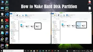 How To Make Hard Disk Partition in Windows 10 || Create Hard Disk