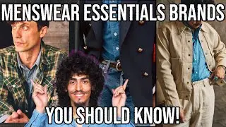 MENSWEAR ESSENTIALS BRANDS YOU SHOULD KNOW! MENS FASHION TRENDS 2024