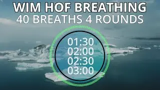 Wim Hof Guided Breathing Session - 4 Rounds Advanced No Talking