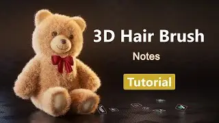 Blender Tutorial | Notes _ 3D Hair Brush | VFX Grace