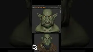 Orc Speed Sculpting Timelapse ZBrush  #reinsacademy #vishalrein