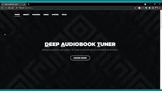 Deep Audiobook Tuner Demonstration