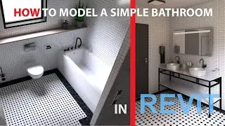 How to Create a Simple Bathroom in Revit Tutorial Part-01