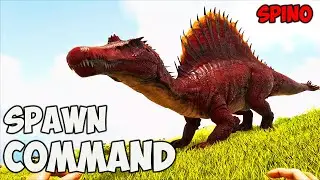 Spino ARK Spawn COMMAND | How To Summon SPINOSAURUS Ark CODE 2023