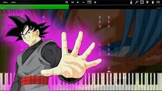 Orchestral! Goku Blacks Theme / Orchestra Of Justice (Piano Tutorial) [Synthesia]