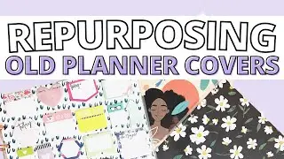 REPURPOSING OLD PLANNER COVERS | STICKY NOTE BOOK | PLANNER TIPS