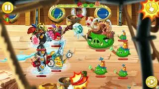 Angry Birds Epic - Cave 24 - 7 The Jungle's Power Draw (Scarecrow + Jungle captn + Lost Helmet)