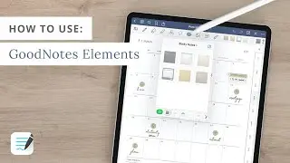 How to Add Stickers to GoodNotes Elements