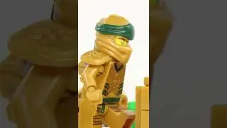 Building A Golden Ninja Statue! | #shorts | Billy Bricks