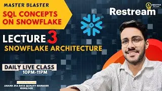 LECTURE 3  | SNOWFLAKE ARCHITECTURE  | MON -FRI | LIVE CLASS | 10PM-11PM | DATA ANALYTICS |