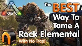 Ark The BEST Way To Tame A ROCK ELEMENTAL GOLEM! #arkrockelemental